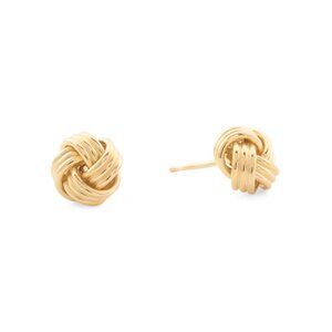 MIA FIORE Gold Made In Italy 18kt Gold Plated Knot Earrings